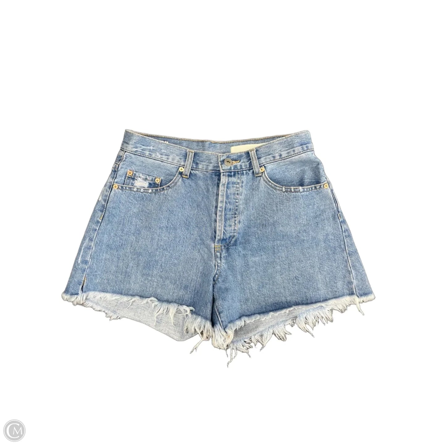 Shorts Luxury Designer By Off-white In Blue Denim, Size: 6