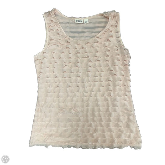 Top Sleeveless By Cato In Pink, Size: S