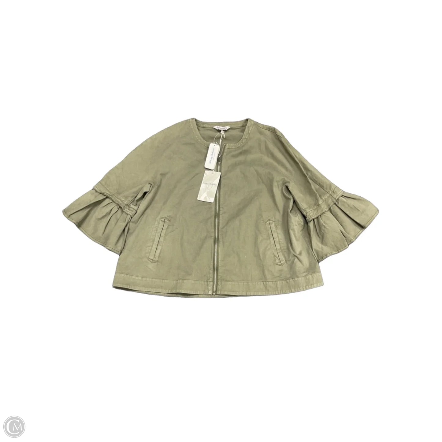Top 3/4 Sleeve By Tommy Bahama In Green, Size: M