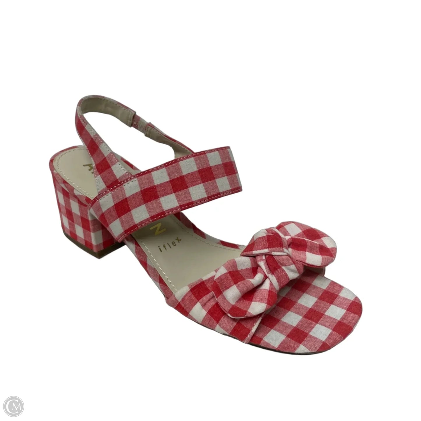 Shoes Heels Block By Anne Klein In Red & White, Size: 7.5