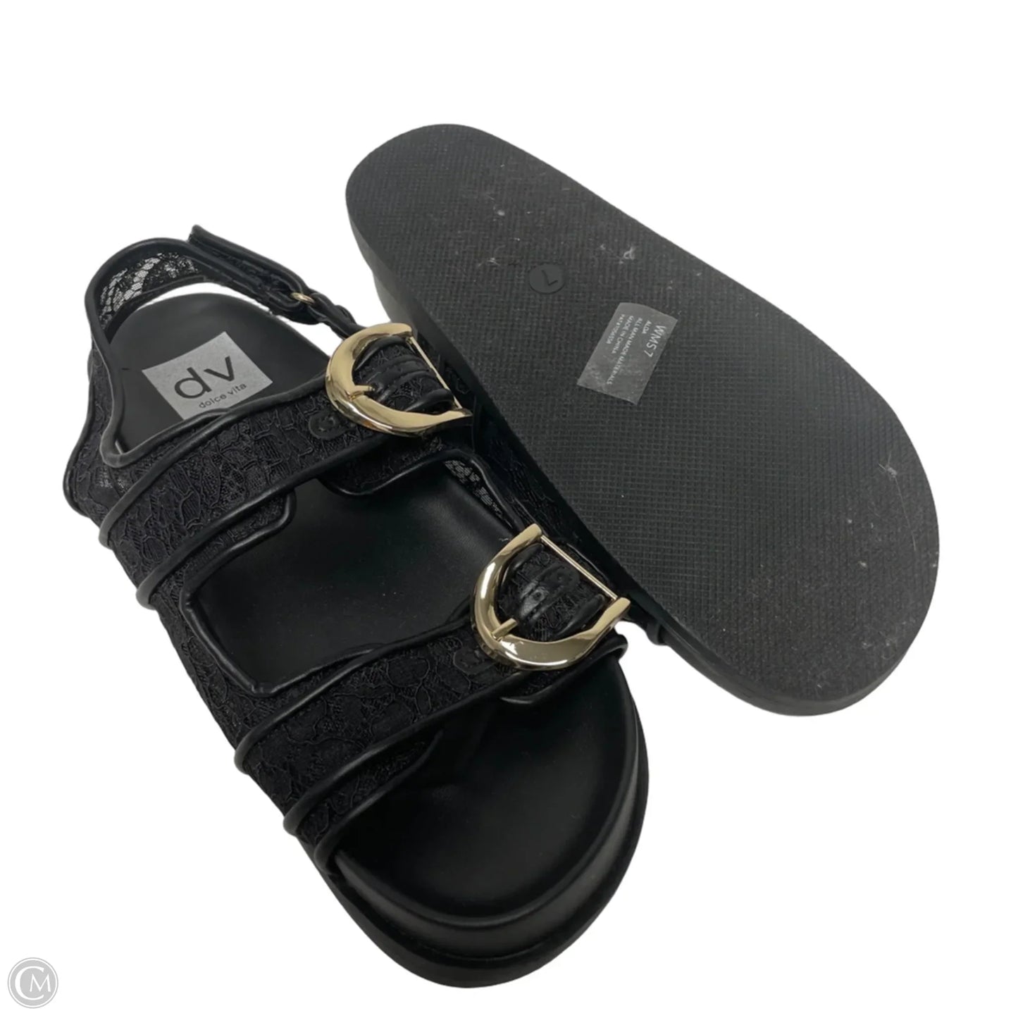 Sandals Flats By Dolce Vita In Black, Size: 7