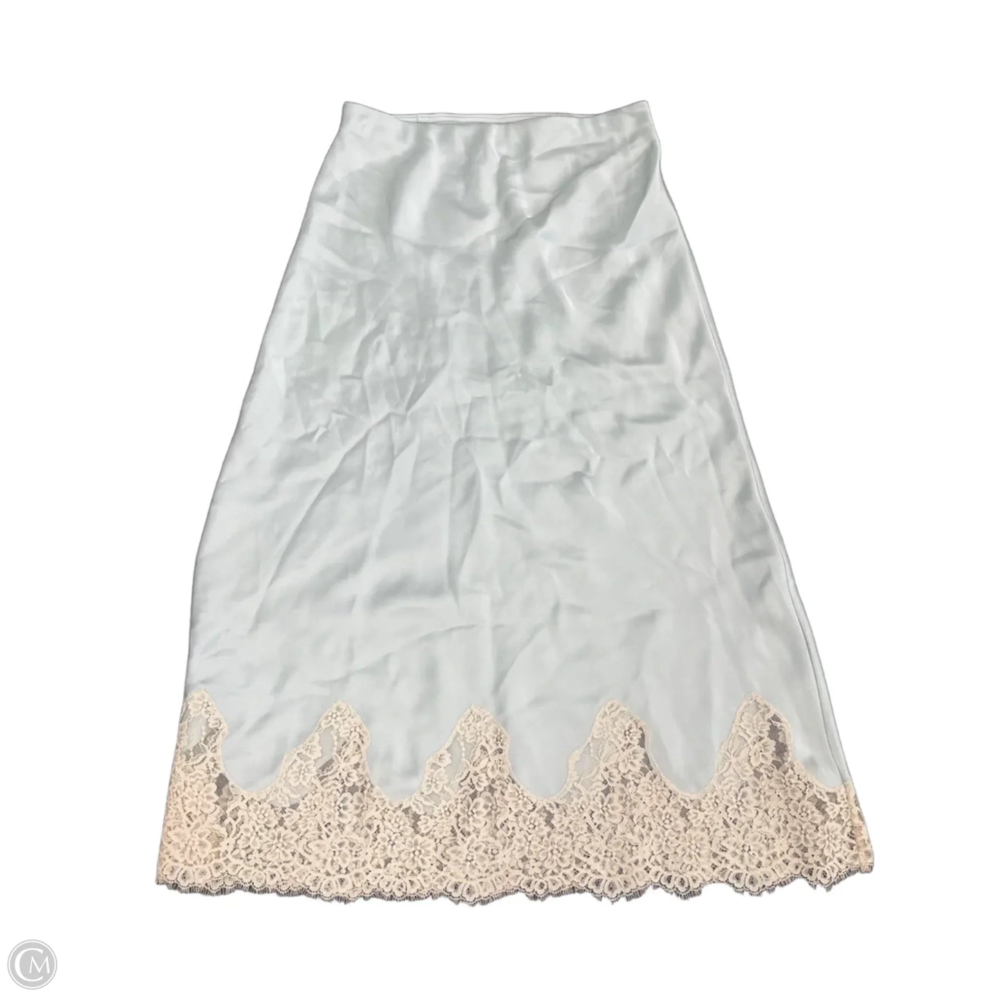 Skirt Midi By Wilfred In Blue & Cream, Size: M