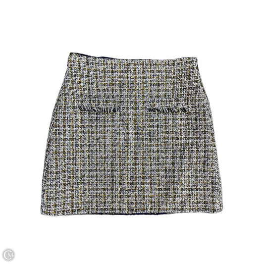 Skirt Mini & Short By Loft In Blue & White, Size: 0