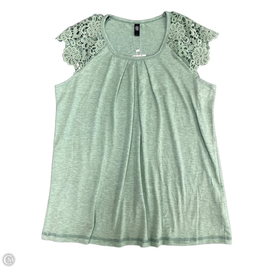 Top Short Sleeve By Automet In Green, Size: L