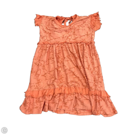 Dress Casual Short By Anthropologie In Orange, Size: Xs