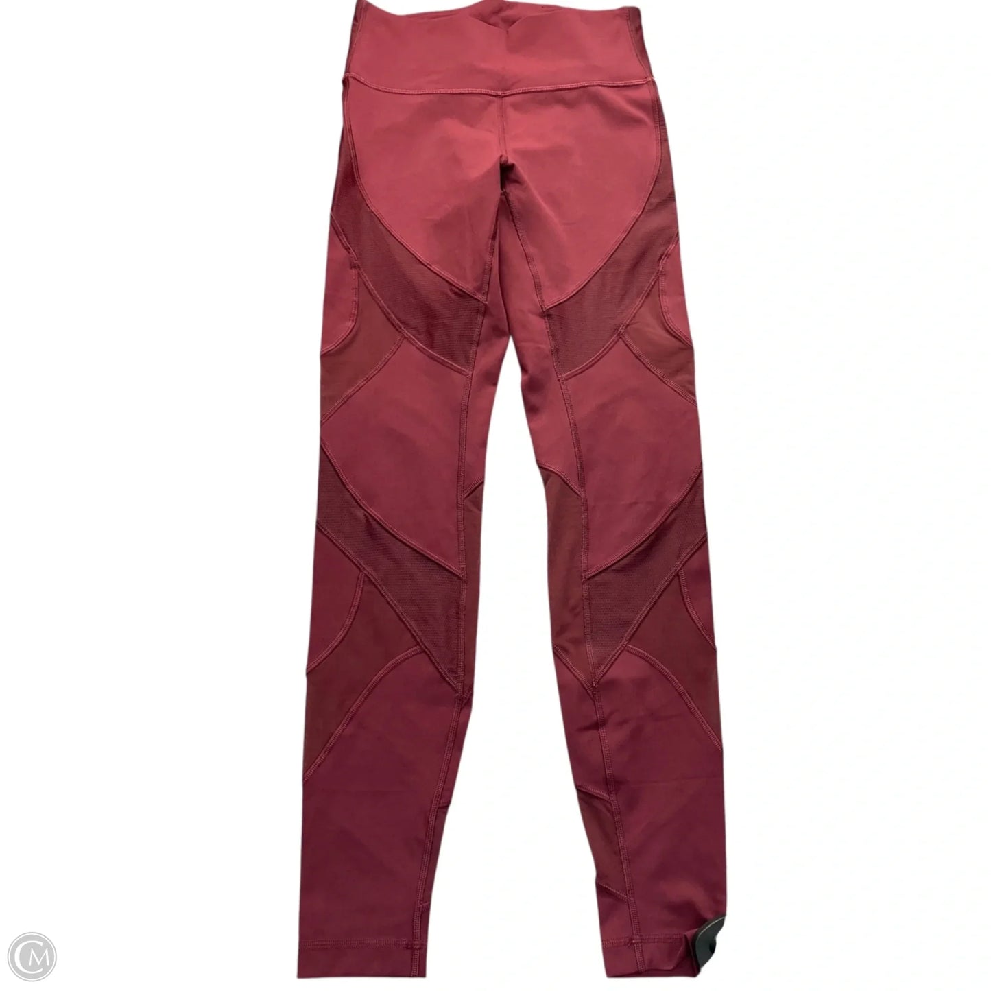 Athletic Leggings By Lululemon In Maroon, Size: 6