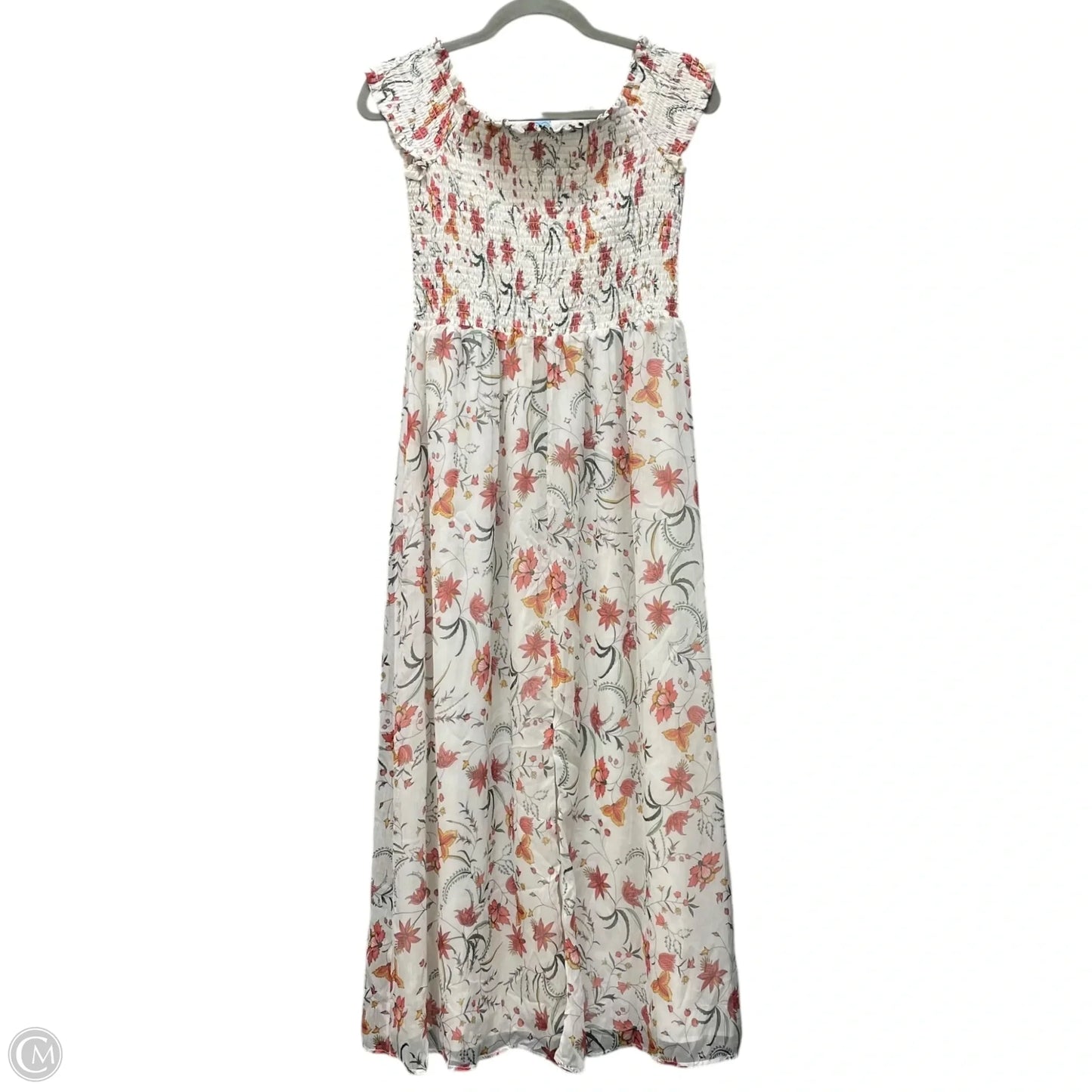 Dress Casual Midi By Cece In Floral Print, Size: M
