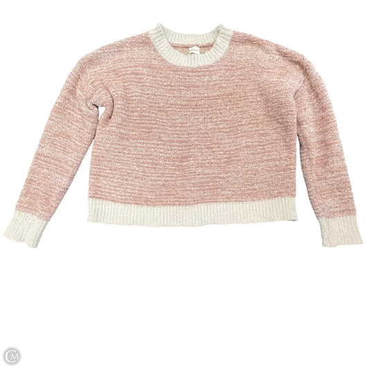 Sweater By Altard State In Cream & Pink, Size: L