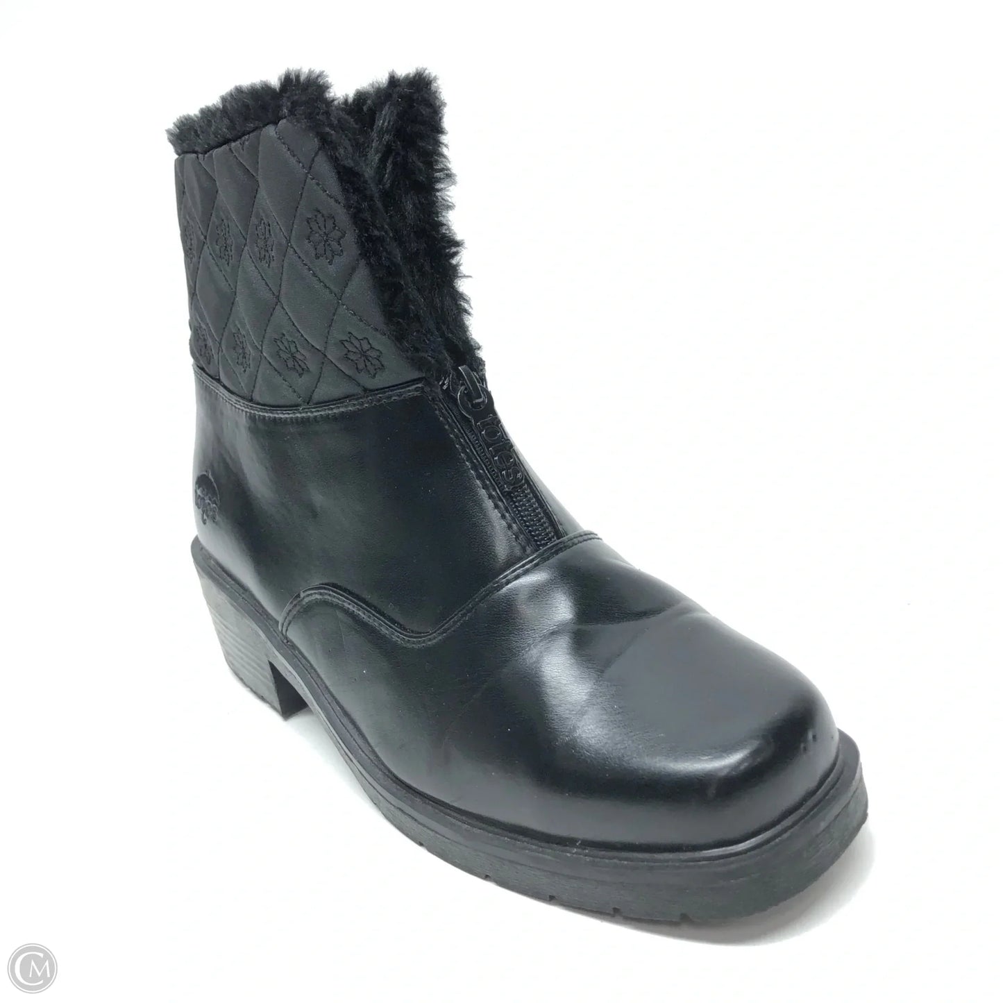Boots Ankle Heels By Totes In Black, Size: 9