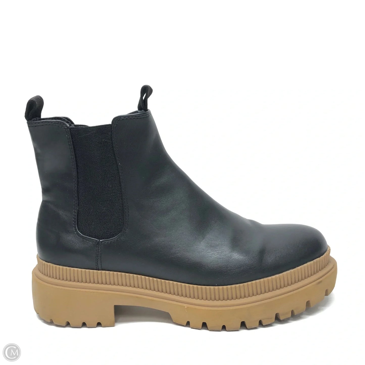 Boots Ankle Flats By H&m In Black, Size: 10