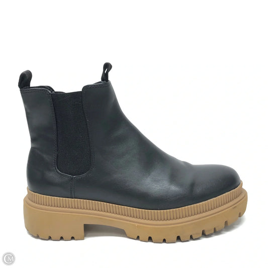 Boots Ankle Flats By H&m In Black, Size: 10