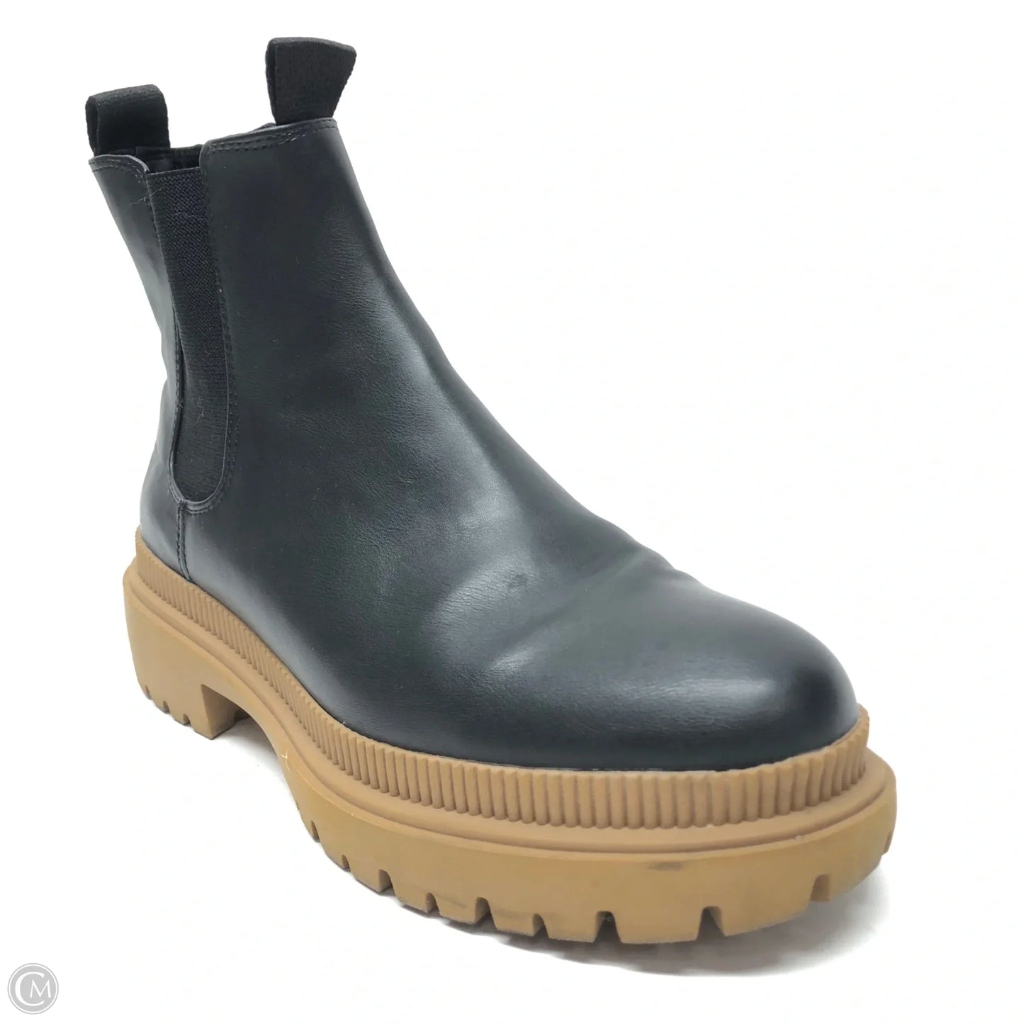 Boots Ankle Flats By H&m In Black, Size: 10