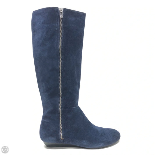 Boots Knee Flats By Antonio Melani In Navy, Size: 9.5