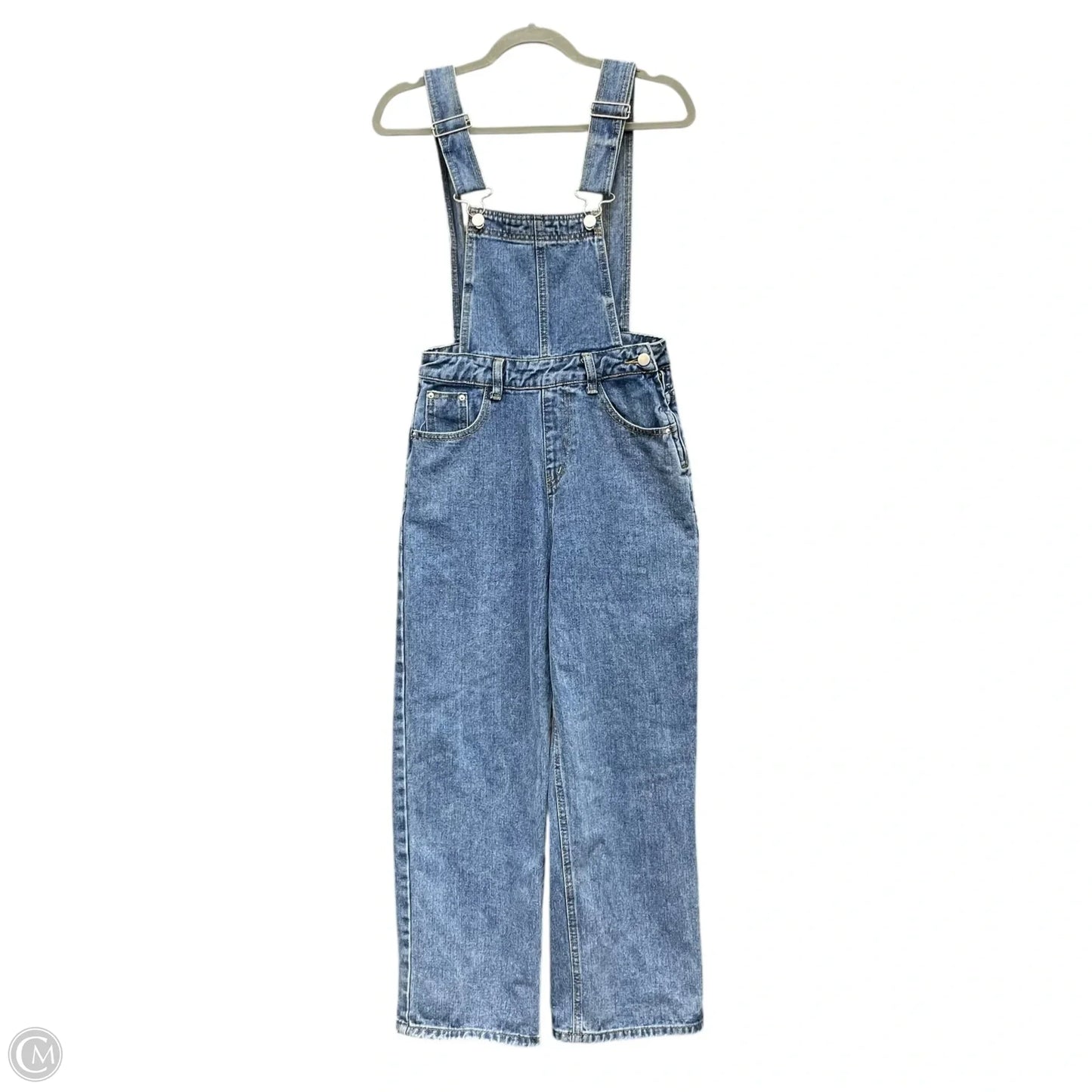 Overalls By Clothes Mentor In Blue Denim, Size: S