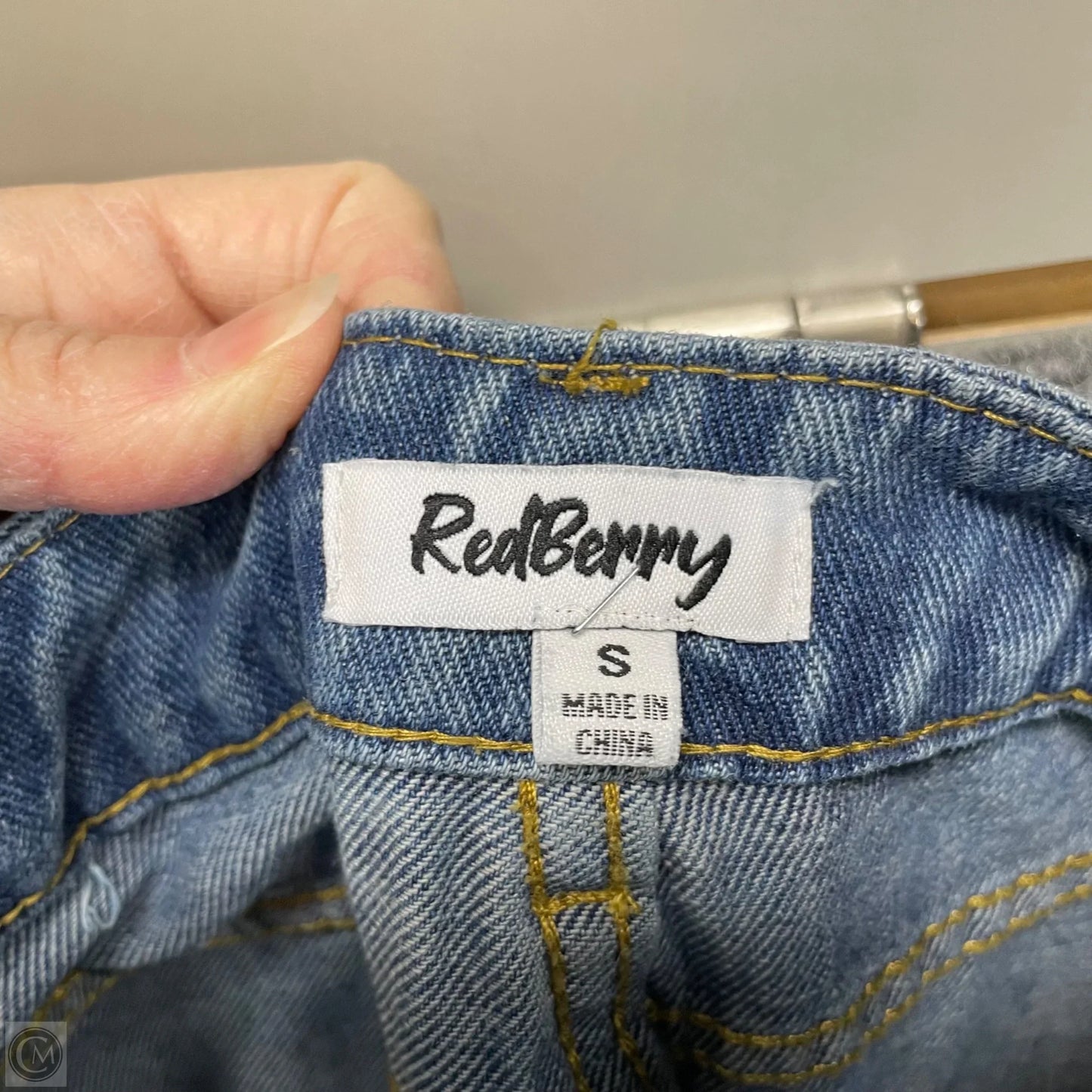 Overalls By Clothes Mentor In Blue Denim, Size: S