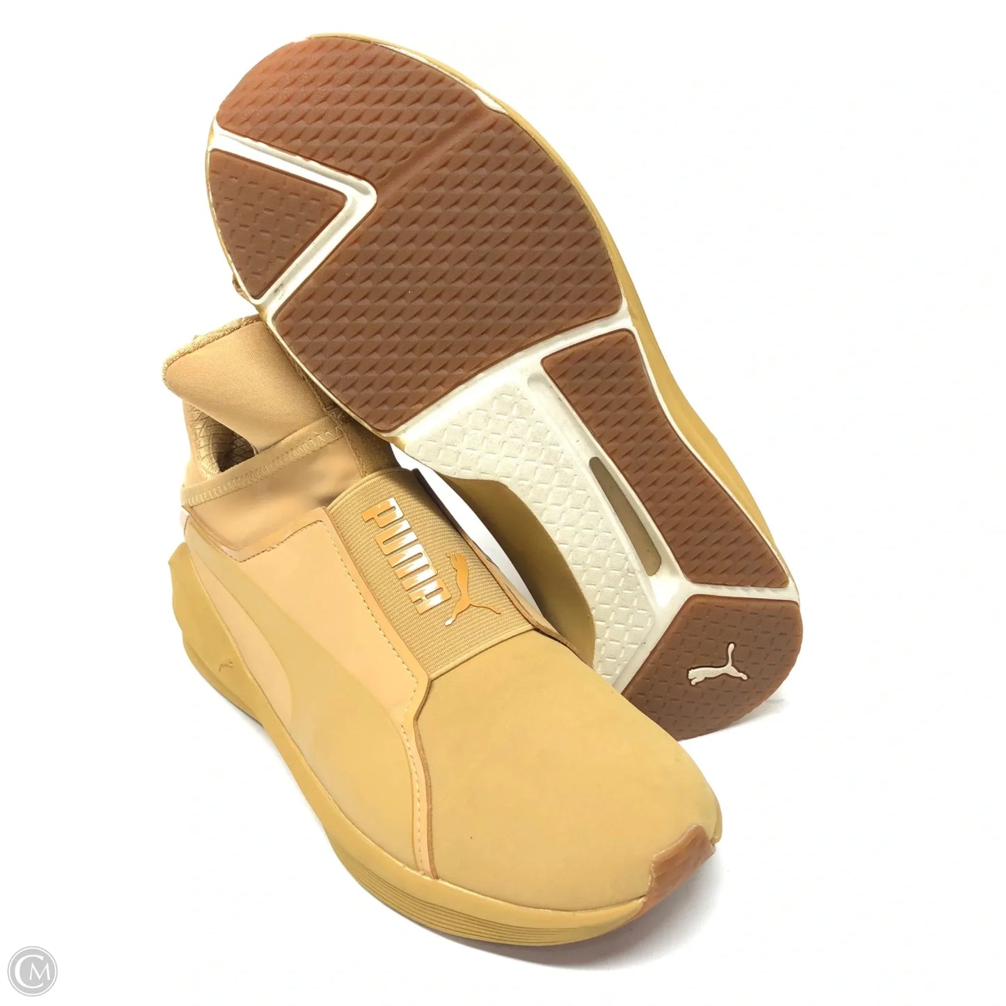 Shoes Sneakers By Puma In Tan, Size: 8.5