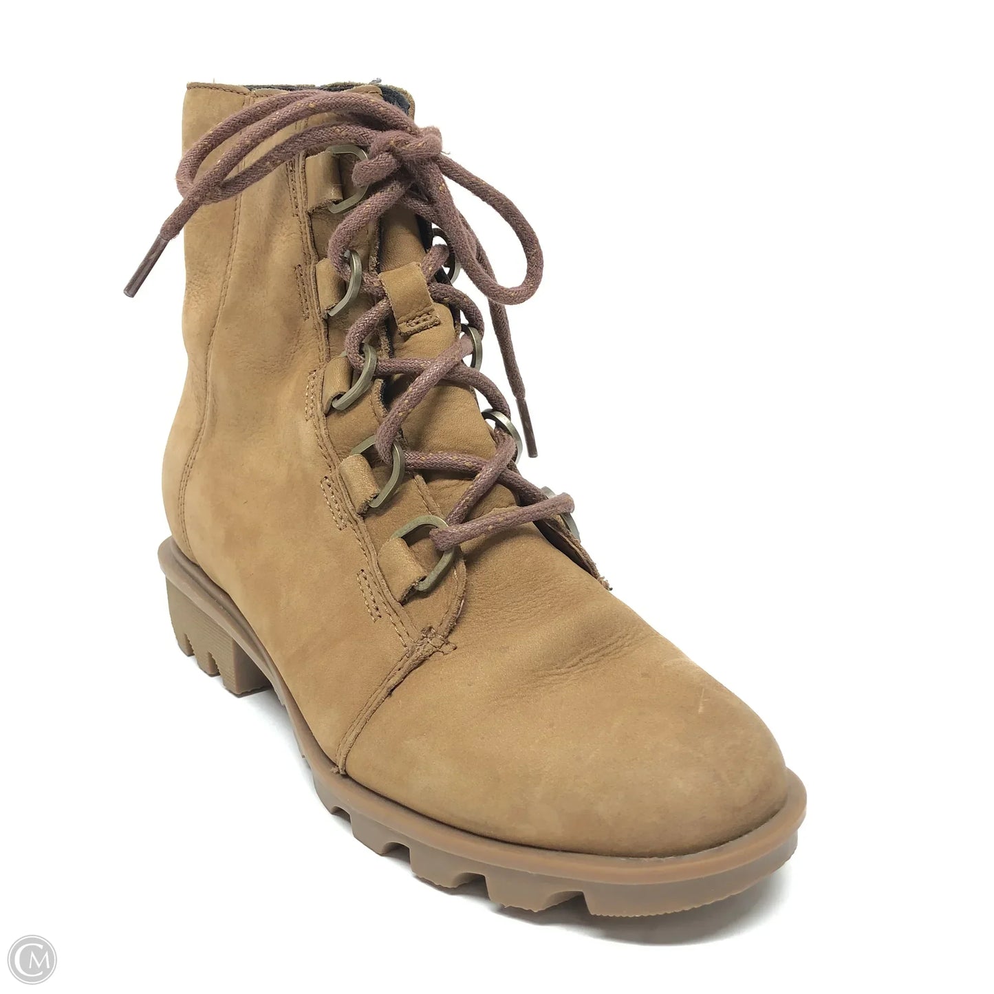 Boots Ankle Heels By Sorel In Brown, Size: 7