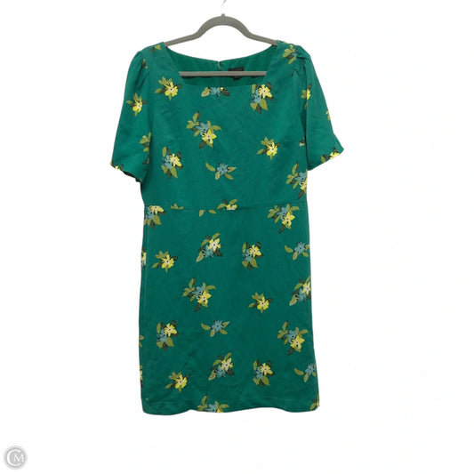 Dress Casual Midi By Ann Taylor In Green, Size: 10