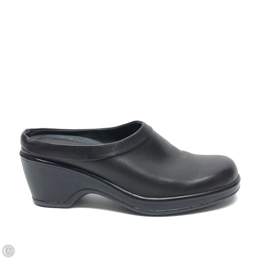 Sandals Heels Block By Dansko In Black, Size: 6.5