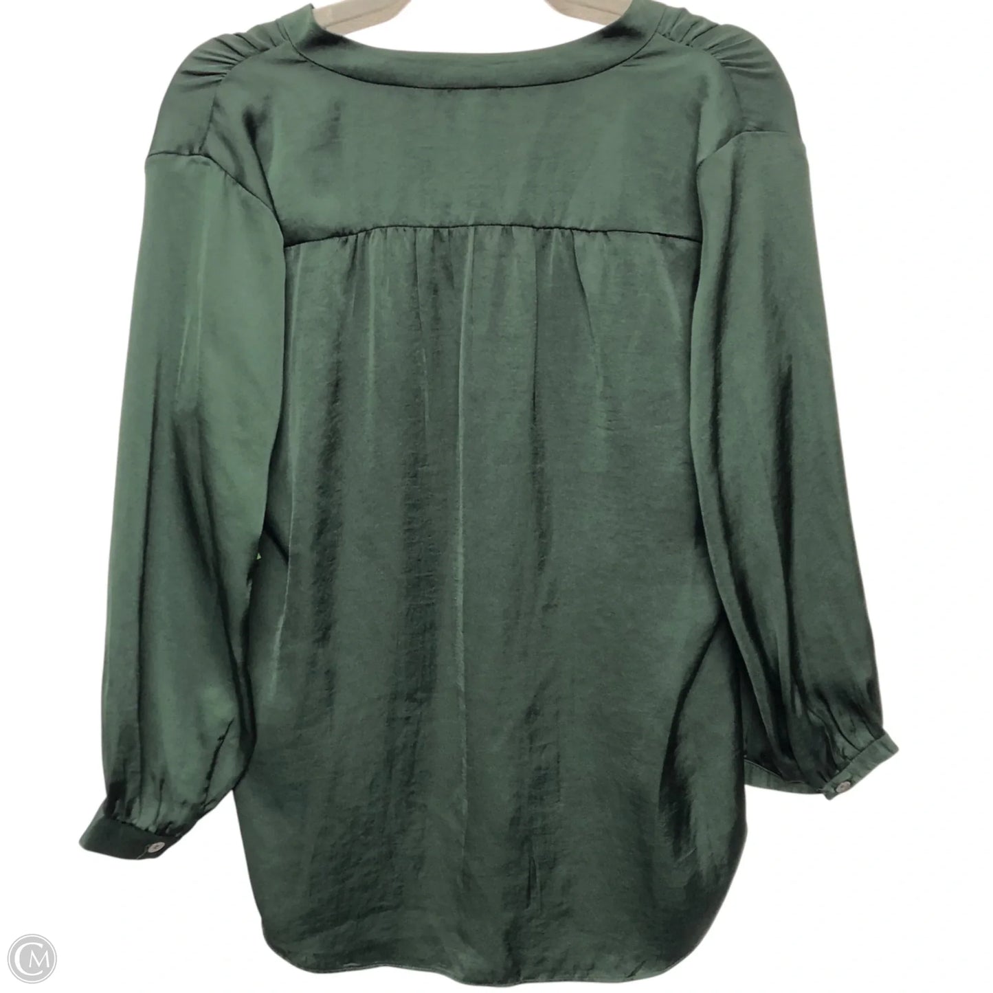 Top Long Sleeve By Vince Camuto In Green, Size: S