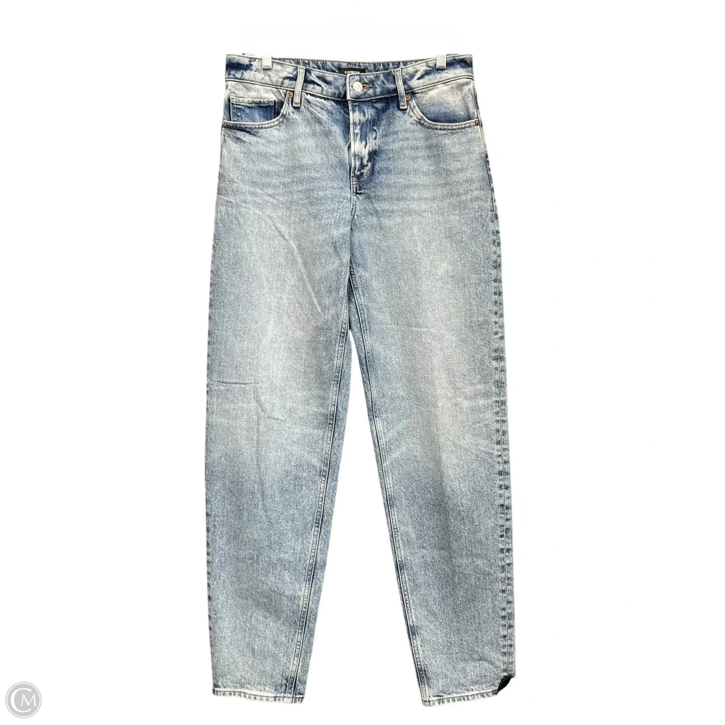 Jeans Straight By Express In Blue, Size: 6