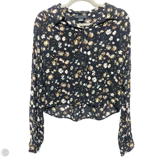 Blouse Long Sleeve By Sanctuary In Floral Print, Size: S