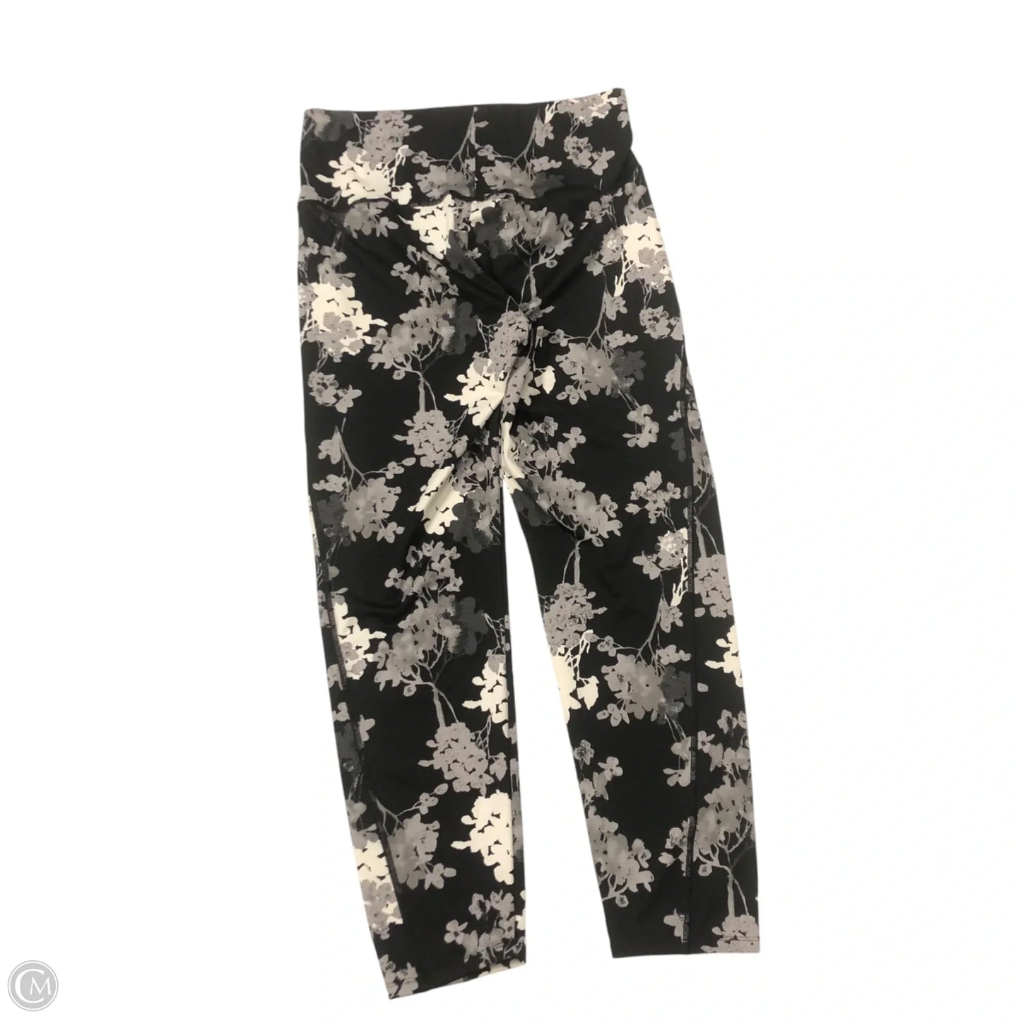 Athletic Leggings By Natori In Black & White, Size: M