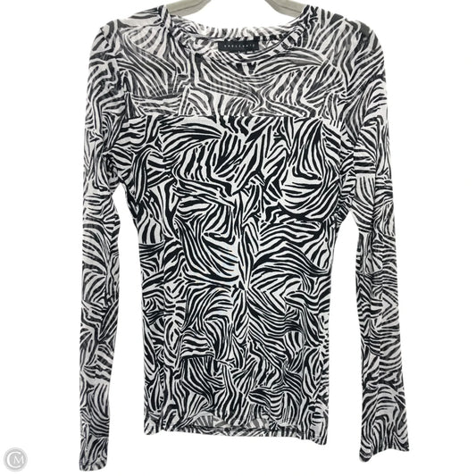 Top Long Sleeve By Sanctuary In Animal Print, Size: L