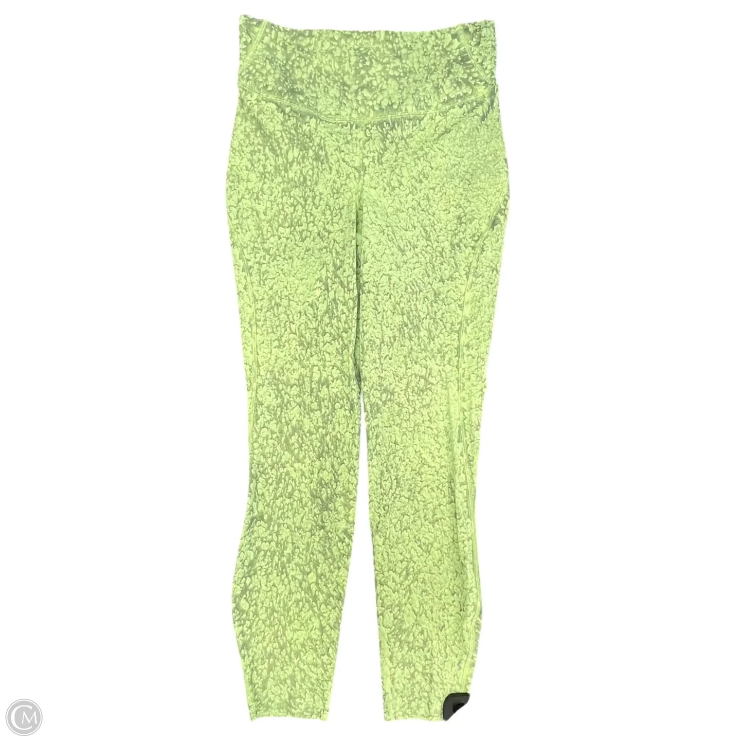 Athletic Leggings By Lululemon In Chartreuse, Size: 6