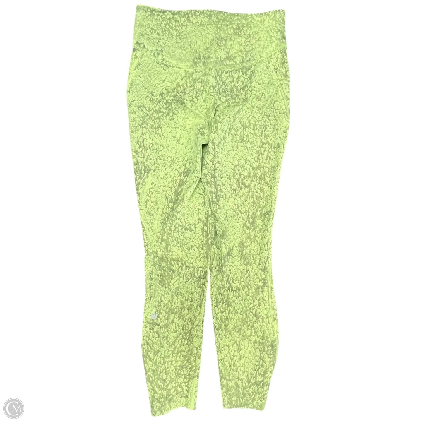 Athletic Leggings By Lululemon In Chartreuse, Size: 6