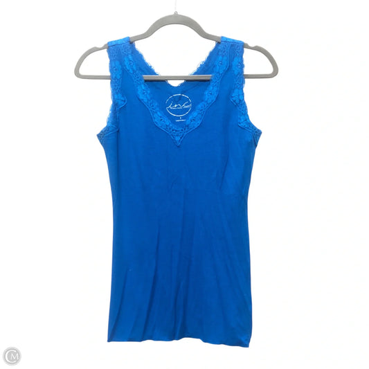 Top Sleeveless By Inc In Blue, Size: S