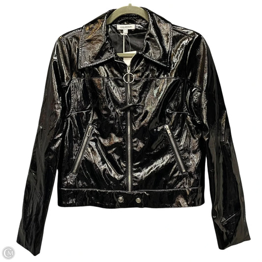 Jacket Moto By Good American In Black, Size: S