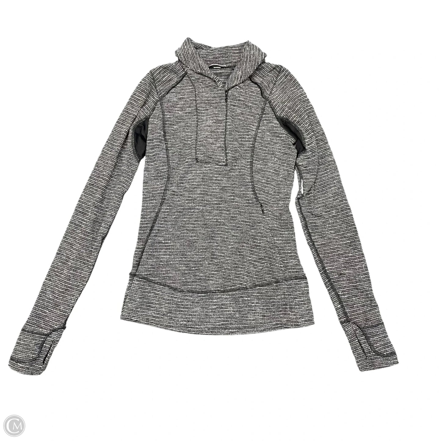 Athletic Jacket By Lululemon In Grey, Size: M