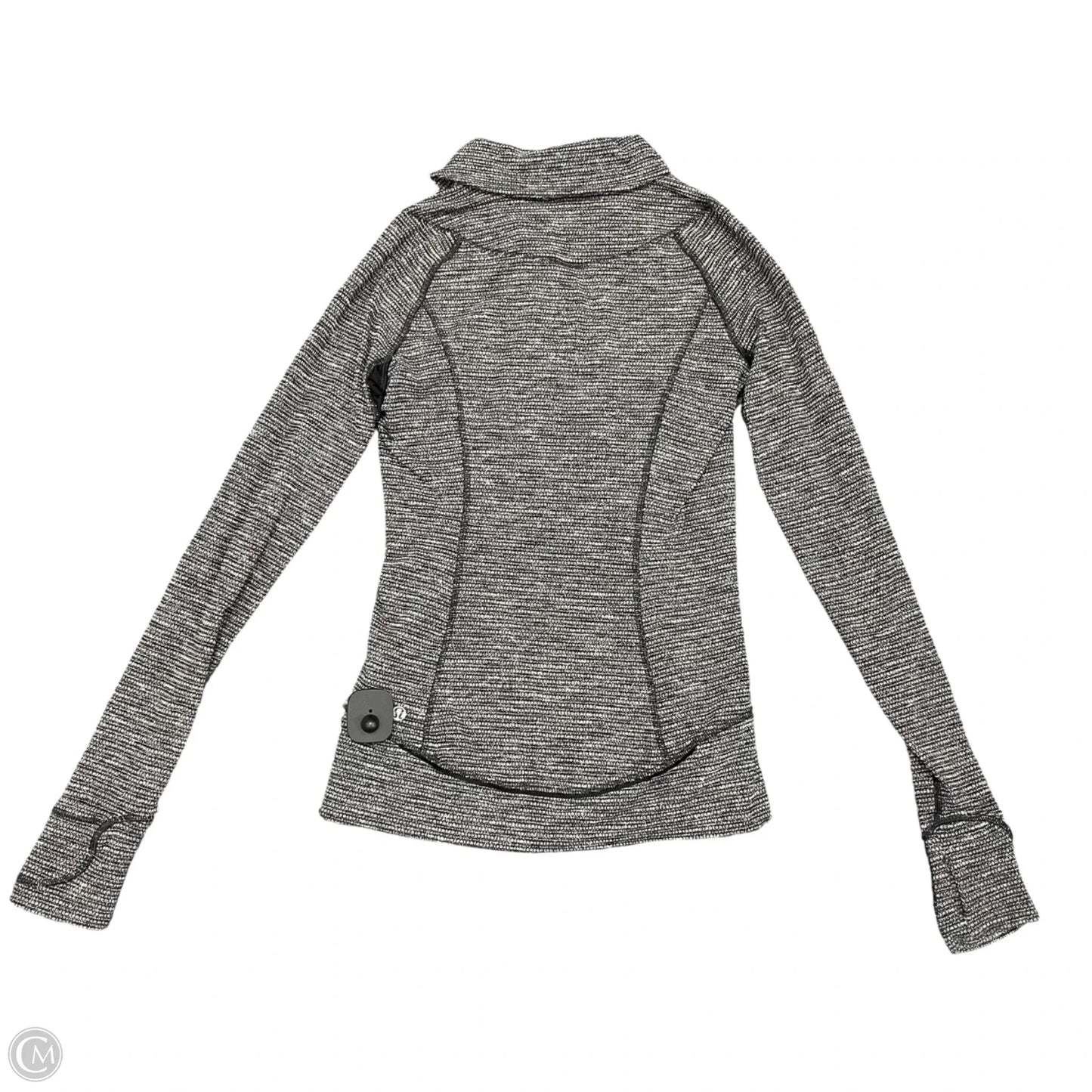 Athletic Jacket By Lululemon In Grey, Size: M