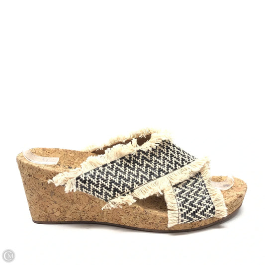 Shoes Heels Wedge By Lucky Brand In Tan, Size: 8