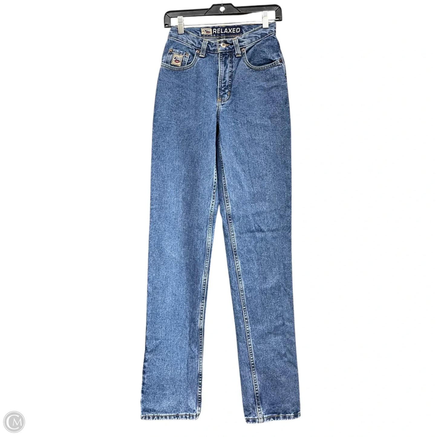 Jeans Straight By Clothes Mentor In Blue Denim, Size: 0