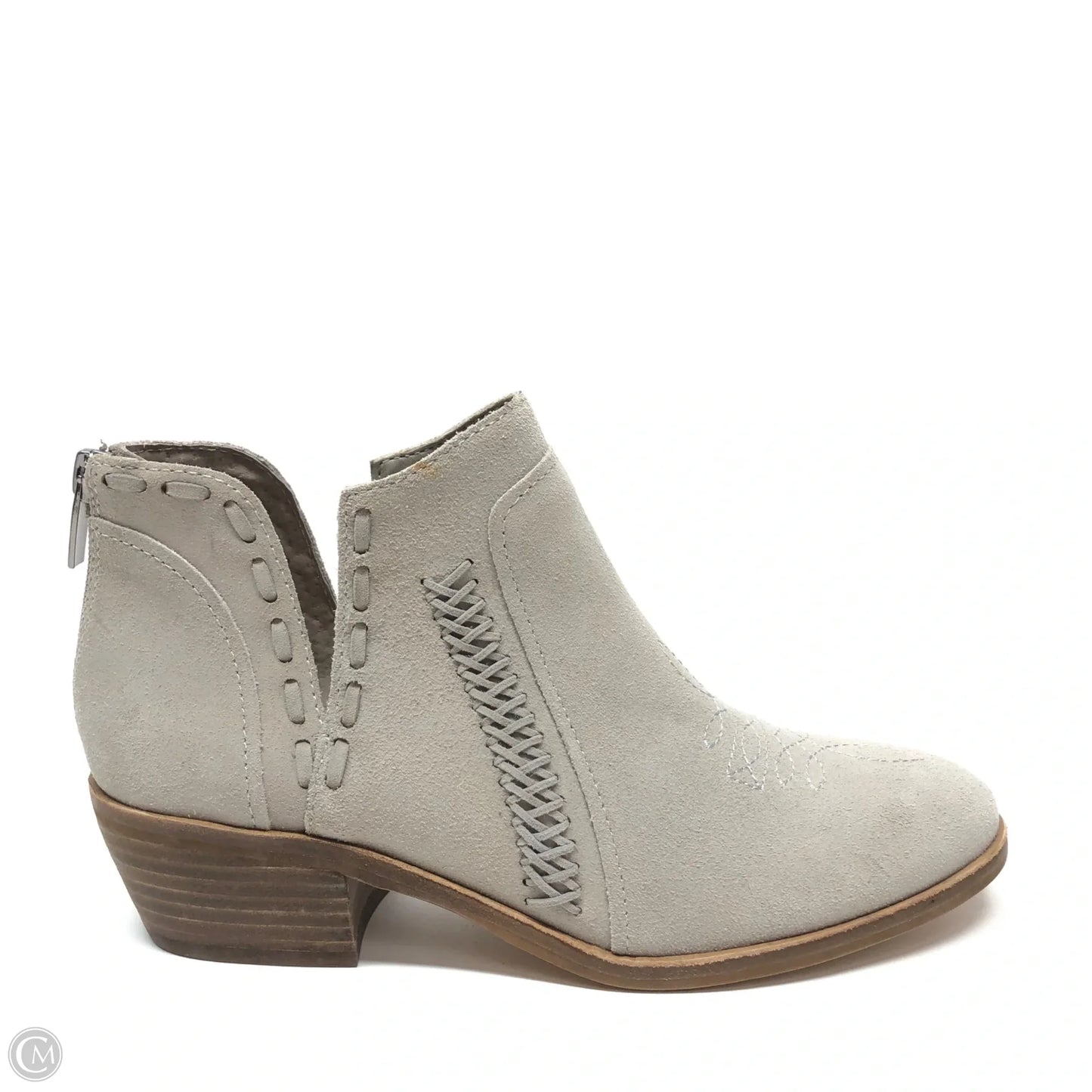 Boots Ankle Heels By Vince Camuto In Grey, Size: 7.5