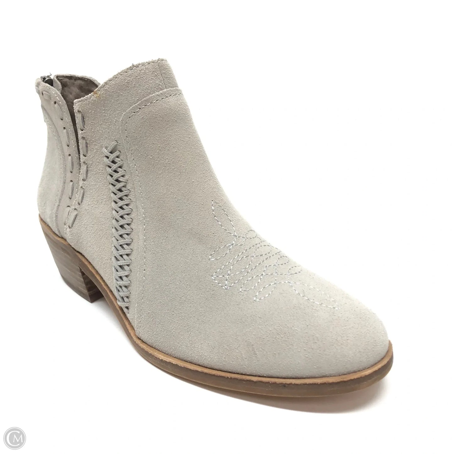 Boots Ankle Heels By Vince Camuto In Grey, Size: 7.5