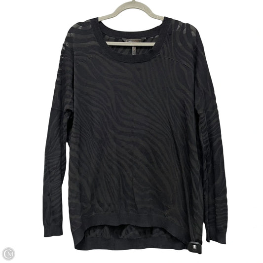 Top Long Sleeve By Bcbgmaxazria In Black, Size: M