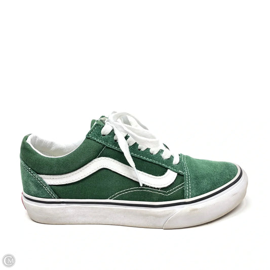 Shoes Sneakers By Vans In Green, Size: 6
