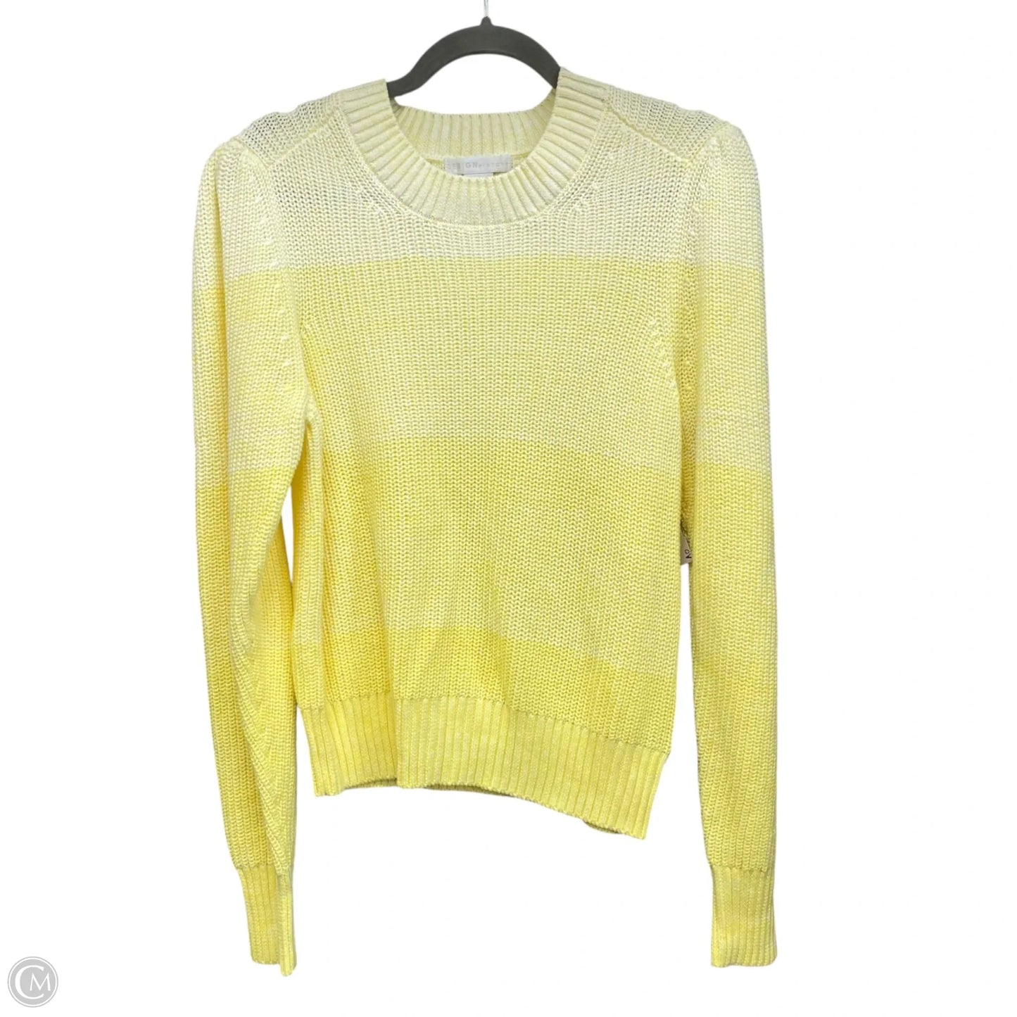 Sweater By Design History In Yellow, Size: M