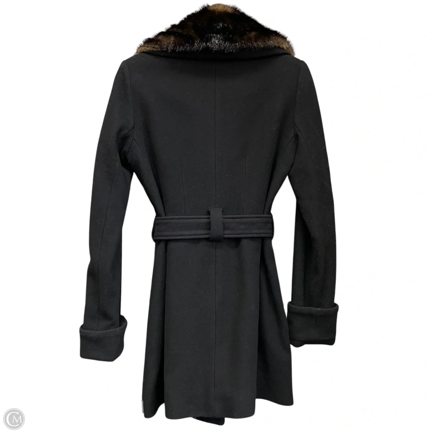 Coat Peacoat By Anne Klein In Black, Size: Xs