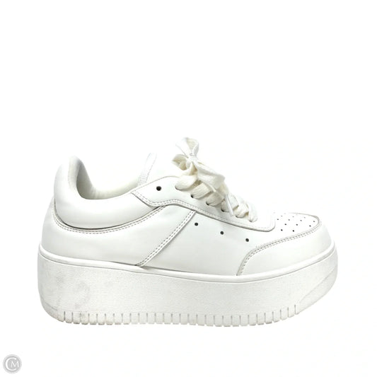 Shoes Sneakers Platform By Steve Madden In White, Size: 5.5