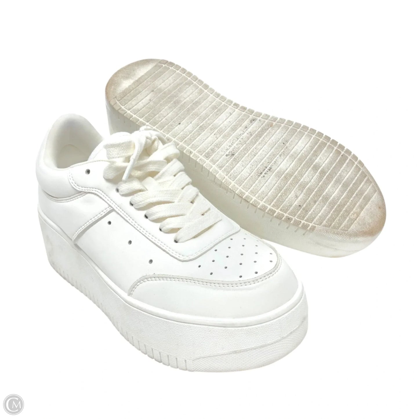 Shoes Sneakers Platform By Steve Madden In White, Size: 5.5