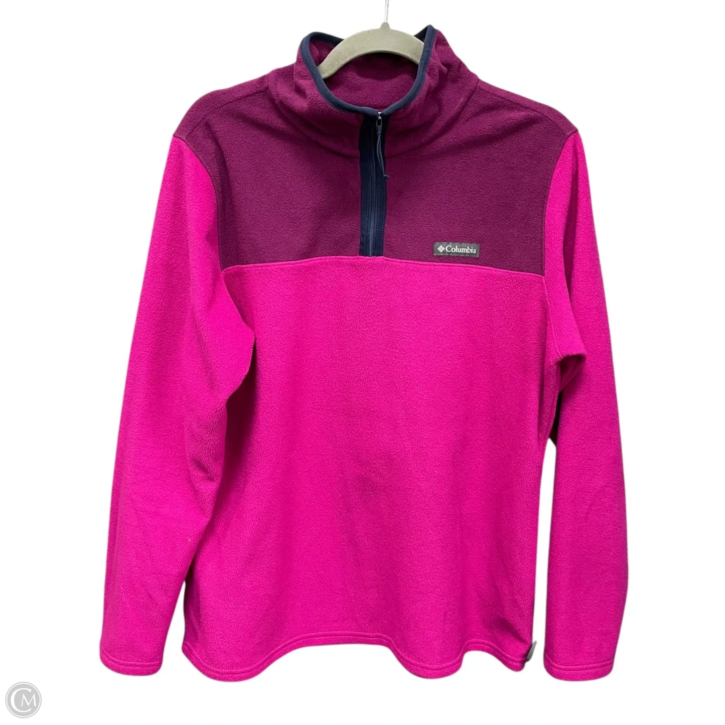 Jacket Fleece By Columbia In Pink, Size: L