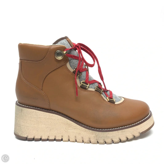 Boots Hiking By Cole-haan In Brown, Size: 7.5