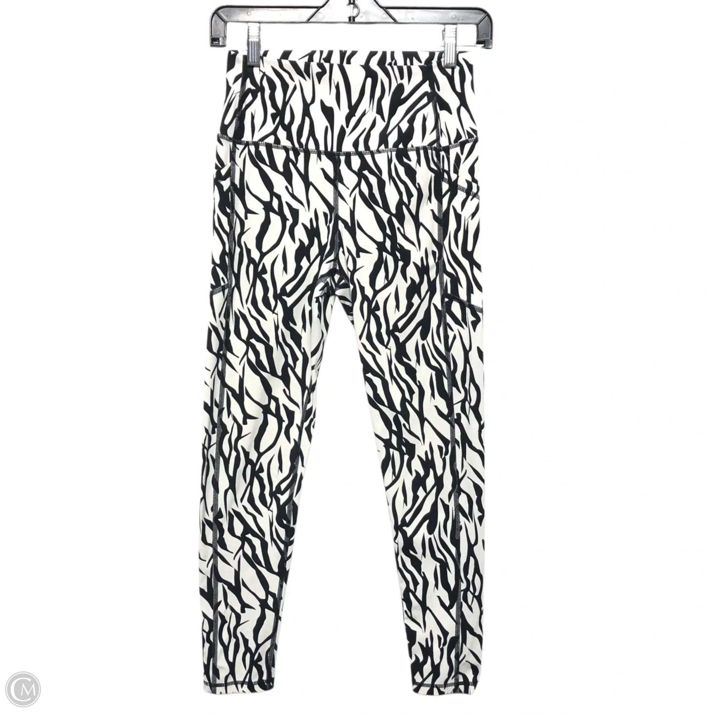 Athletic Leggings By Zyia In Zebra Print, Size: Xs
