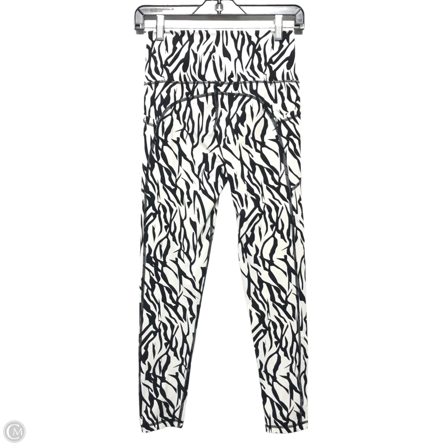Athletic Leggings By Zyia In Zebra Print, Size: Xs