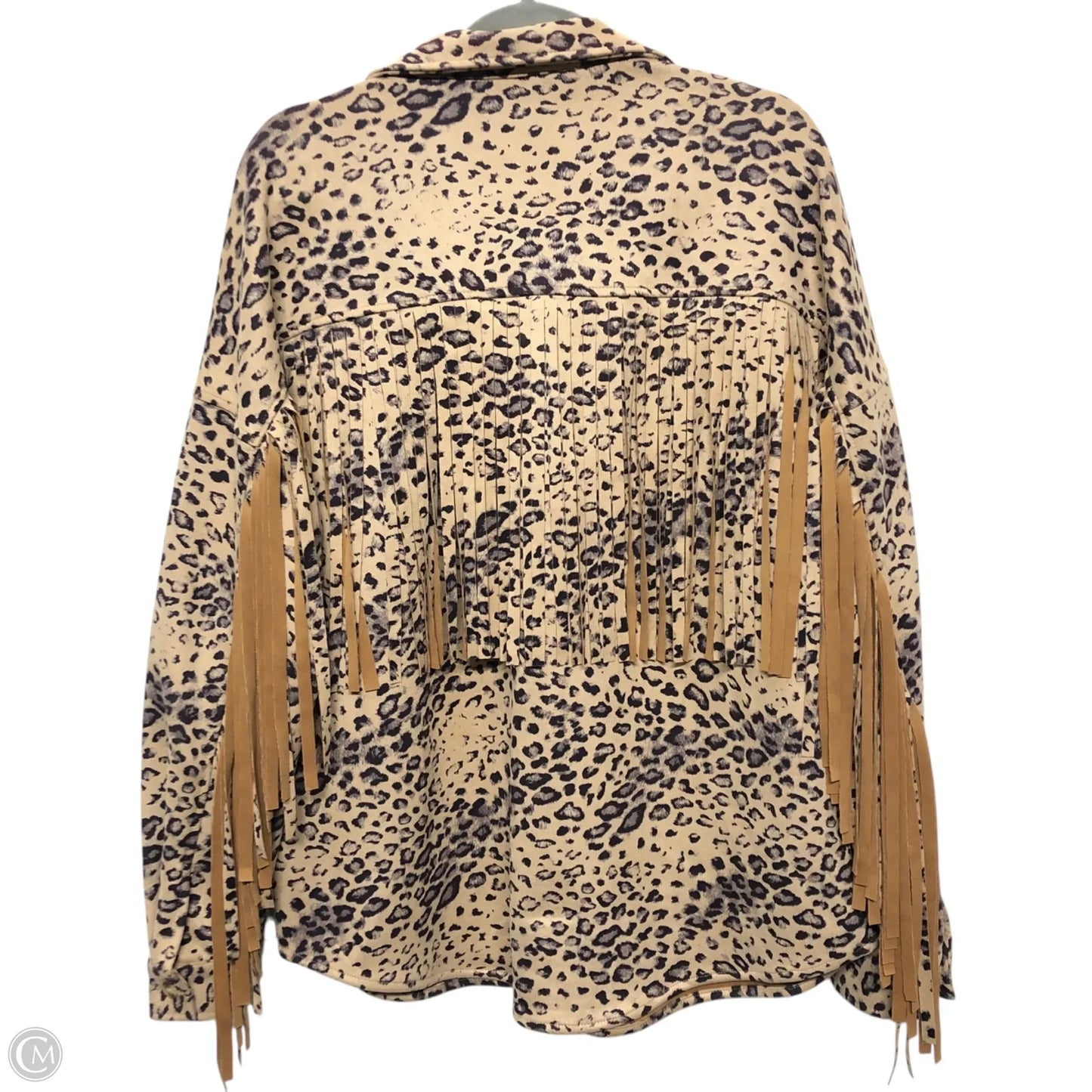Jacket Other By Blue B In Animal Print, Size: L