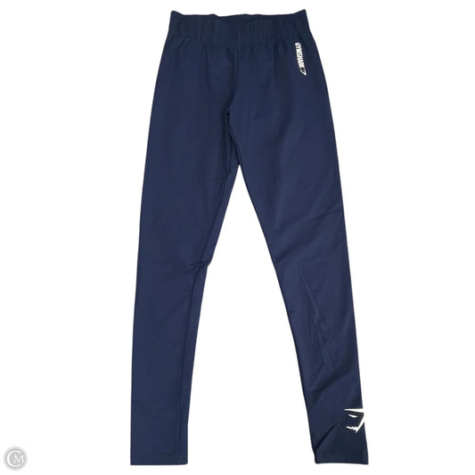 Athletic Leggings By Gym Shark In Navy, Size: S